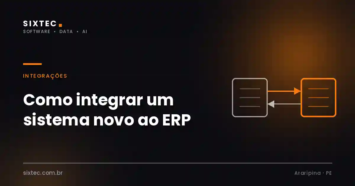 Dois blocos lado a lado ligados por setas em direções opostas, um em cinza e outro em laranja